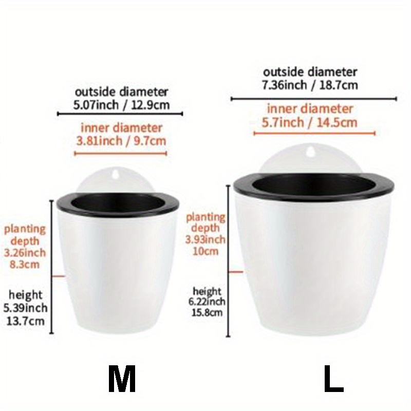 Self-Watering Wall Hanging Pla - Vertical Wall Planter บทวิจารณ์และราคา