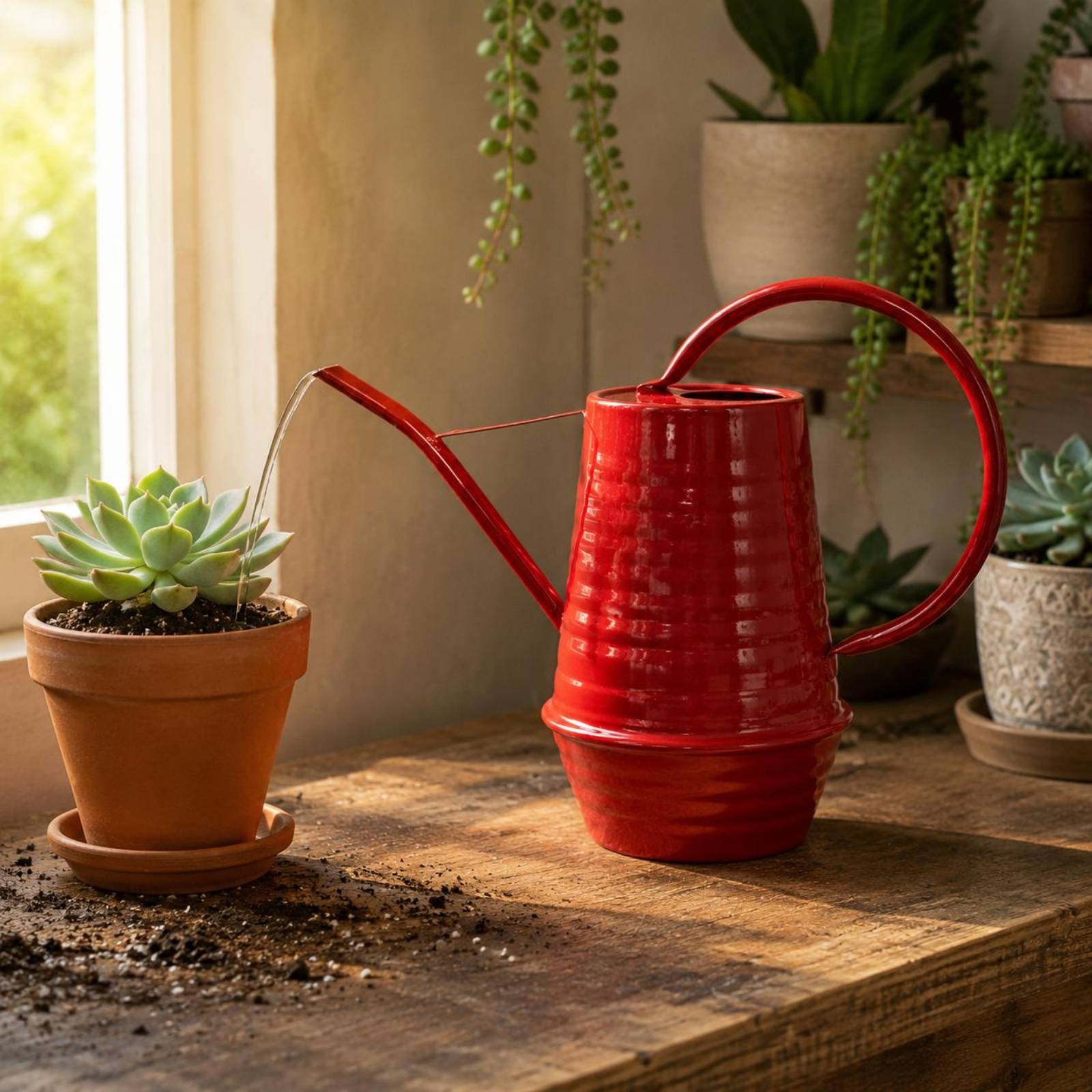 Long Spout Watering Can Rust-R - Gardening Tools For Home บทวิจารณ์และราคา
