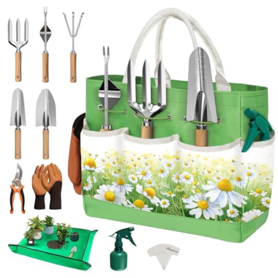 22Pcs Garden Tools Set for Wom - Gardening Tools Mothers Day บทวิจารณ์และราคา