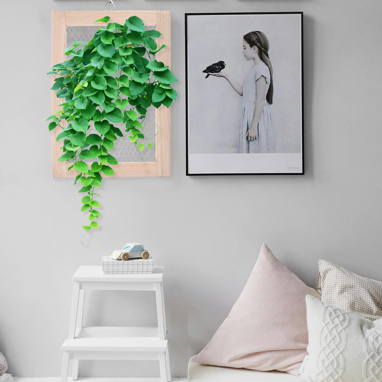 Staghorn Fern Mounting Board W - Vertical Wall Planter บทวิจารณ์และราคา