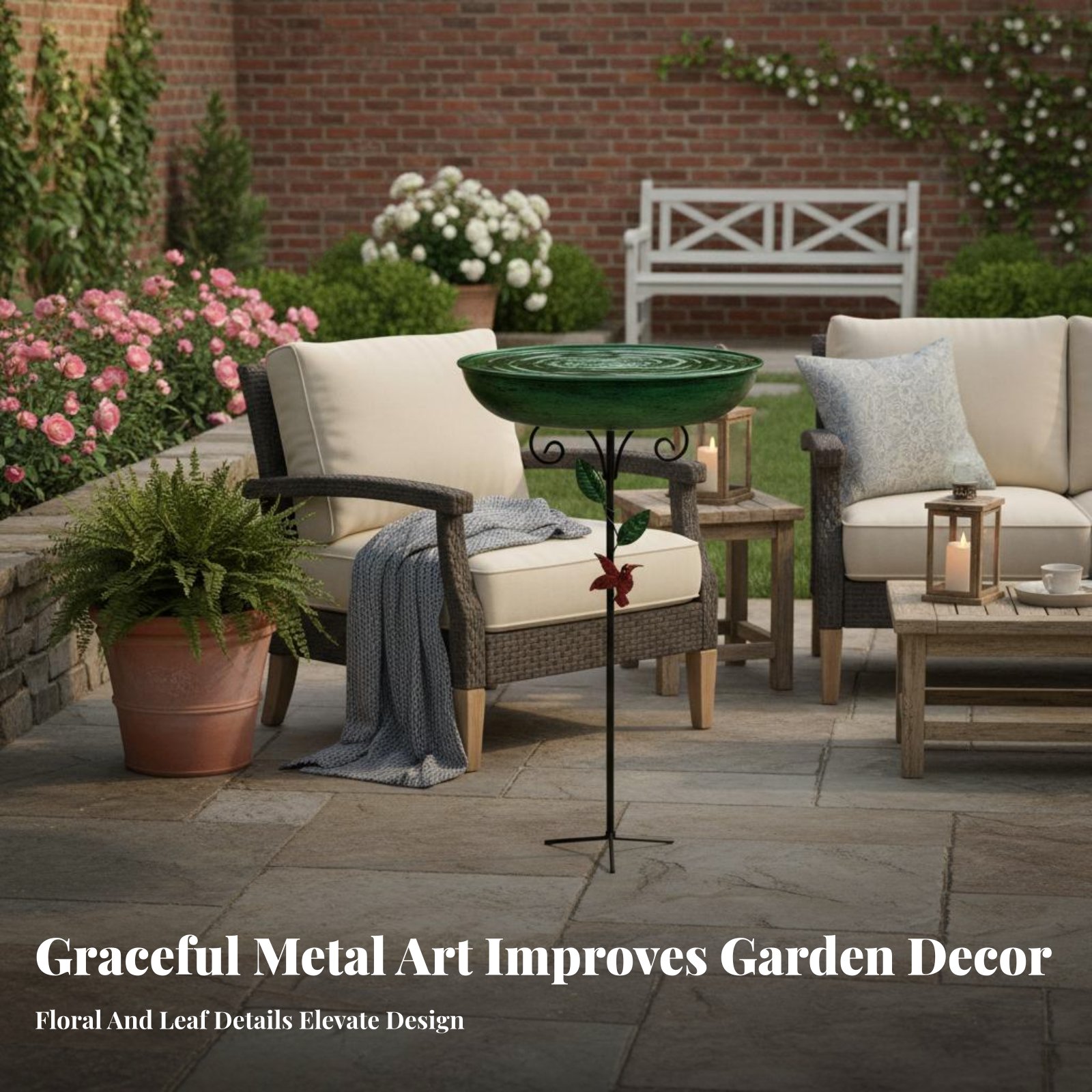 Wrought Avian Basin Bath Vinta - Gardening Tools Vintage บทวิจารณ์และราคา
