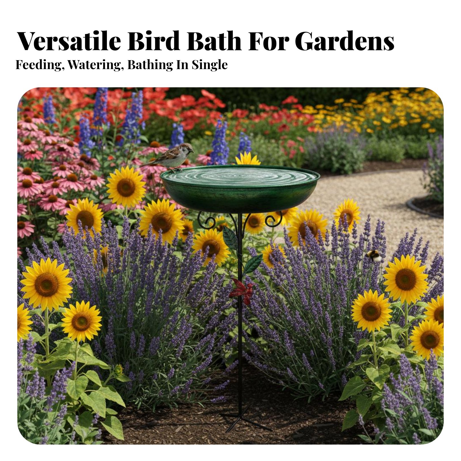Wrought Avian Basin Bath Vinta - Gardening Tools Vintage บทวิจารณ์และราคา