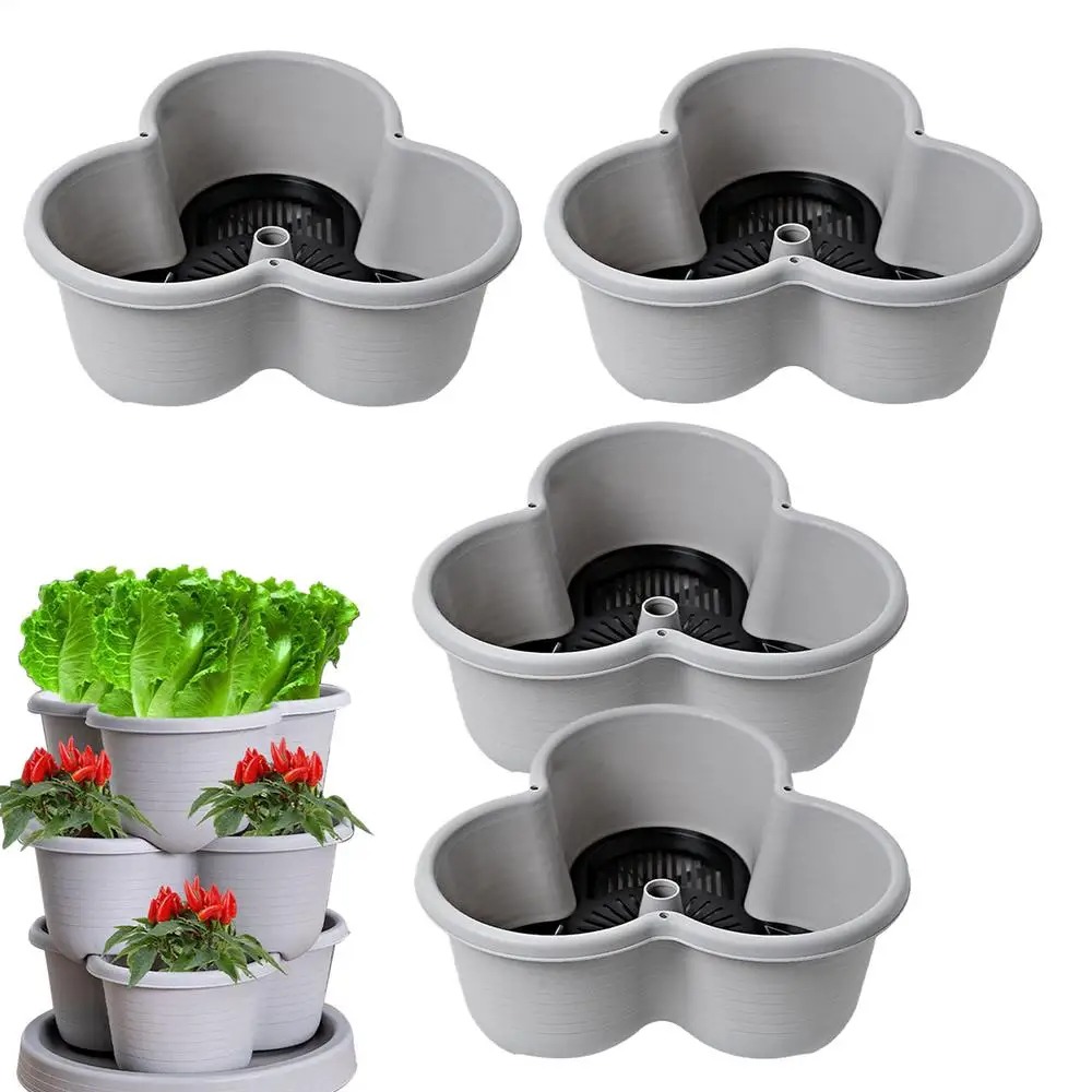 New Vertical Tower Stackable F - Vertical Wall Planter บทวิจารณ์และราคา