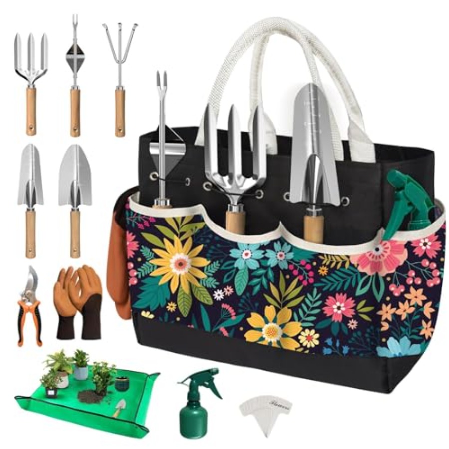 22Pcs Gardening Tools Set for  - Gardening Tools Mothers Day บทวิจารณ์และราคา