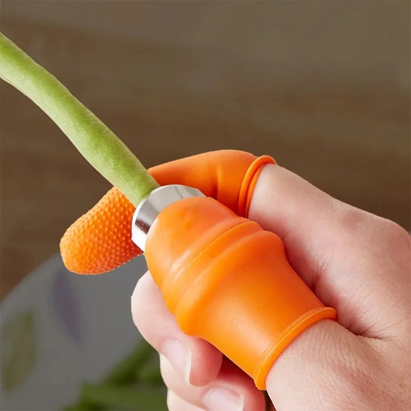 6pcs Finger Protector Silicone - Harvest Knife Garden บทวิจารณ์และราคา