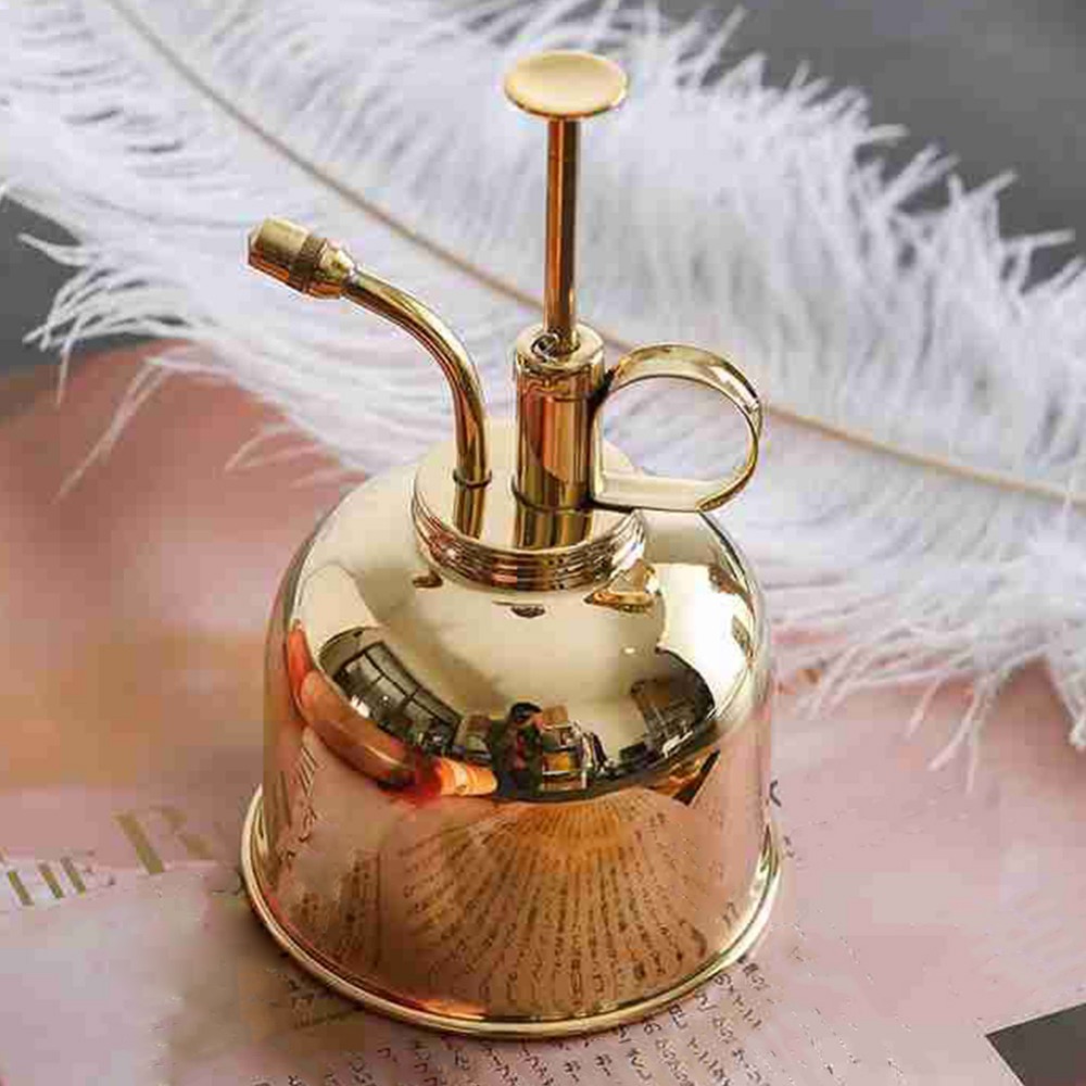 Brass Watering Can Spray Bottl - Gardening Tools Vintage บทวิจารณ์และราคา