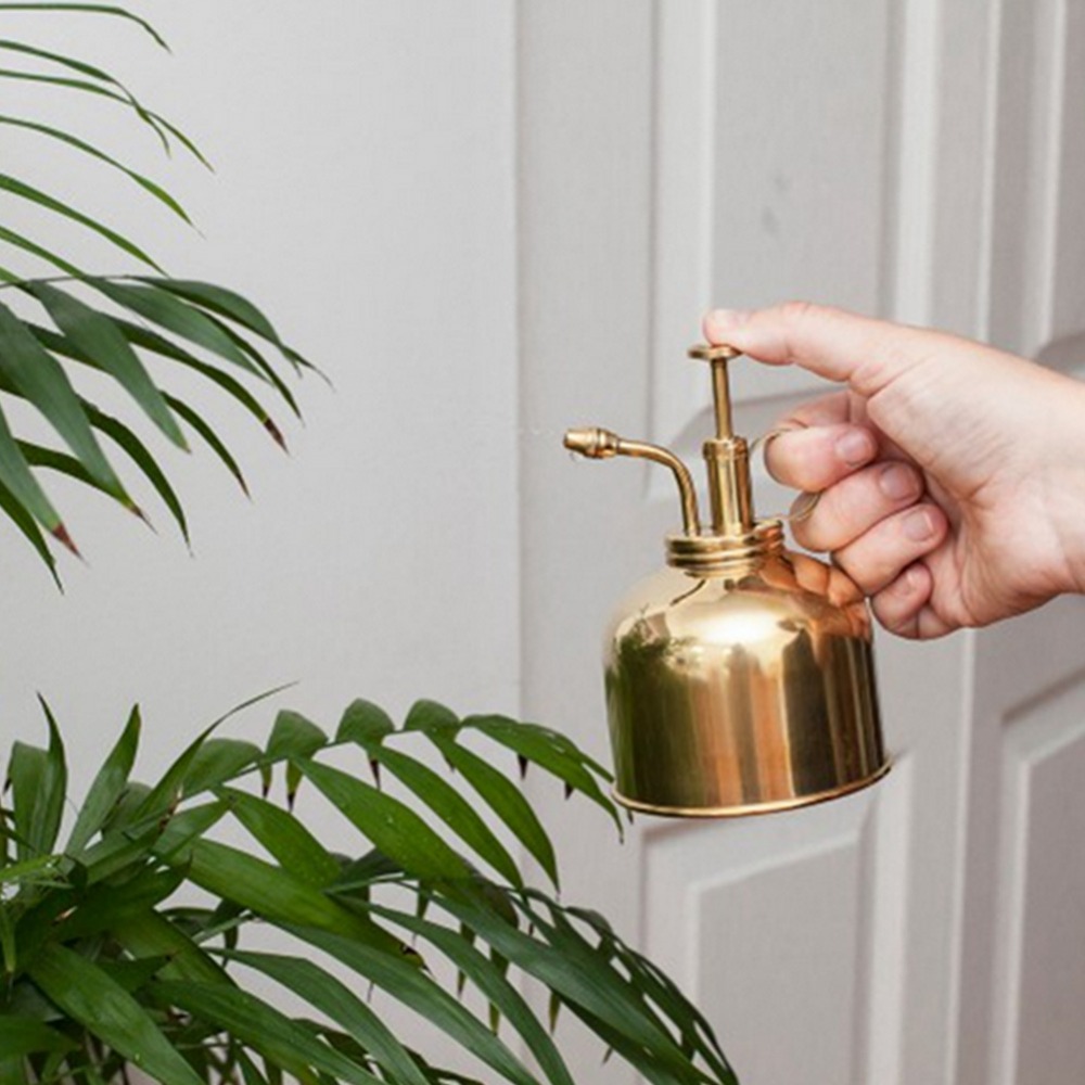 Brass Watering Can Spray Bottl - Gardening Tools Vintage บทวิจารณ์และราคา
