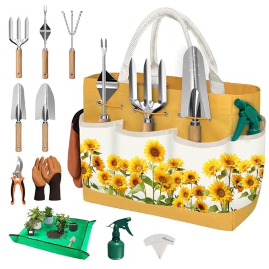 22Pcs Gardening Tools Set for  - Gardening Tools Mothers Day บทวิจารณ์และราคา