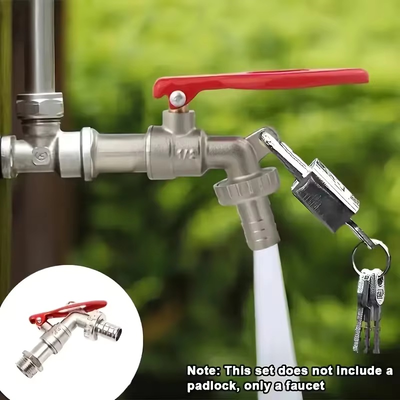 1Pc 1/2 Inch Zinc Alloy Faucet - Gardening Tools For Home บทวิจารณ์และราคา
