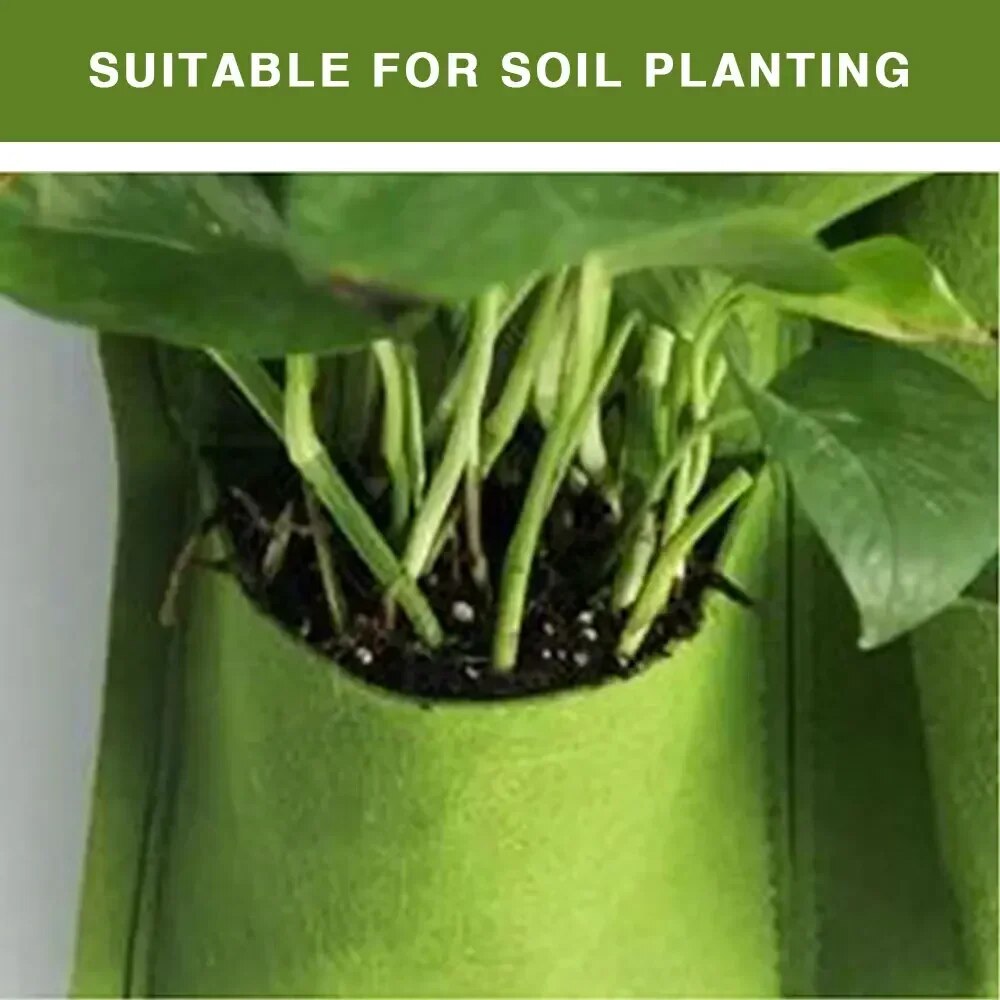 NEW Wall Hanging Pockets Plant - Vertical Wall Planter บทวิจารณ์และราคา