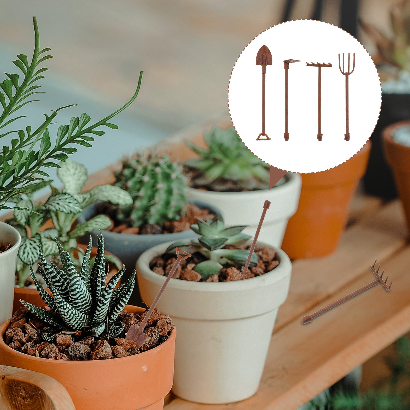 4Pcs Vintage Mini Gardening To - Gardening Tools Vintage บทวิจารณ์และราคา