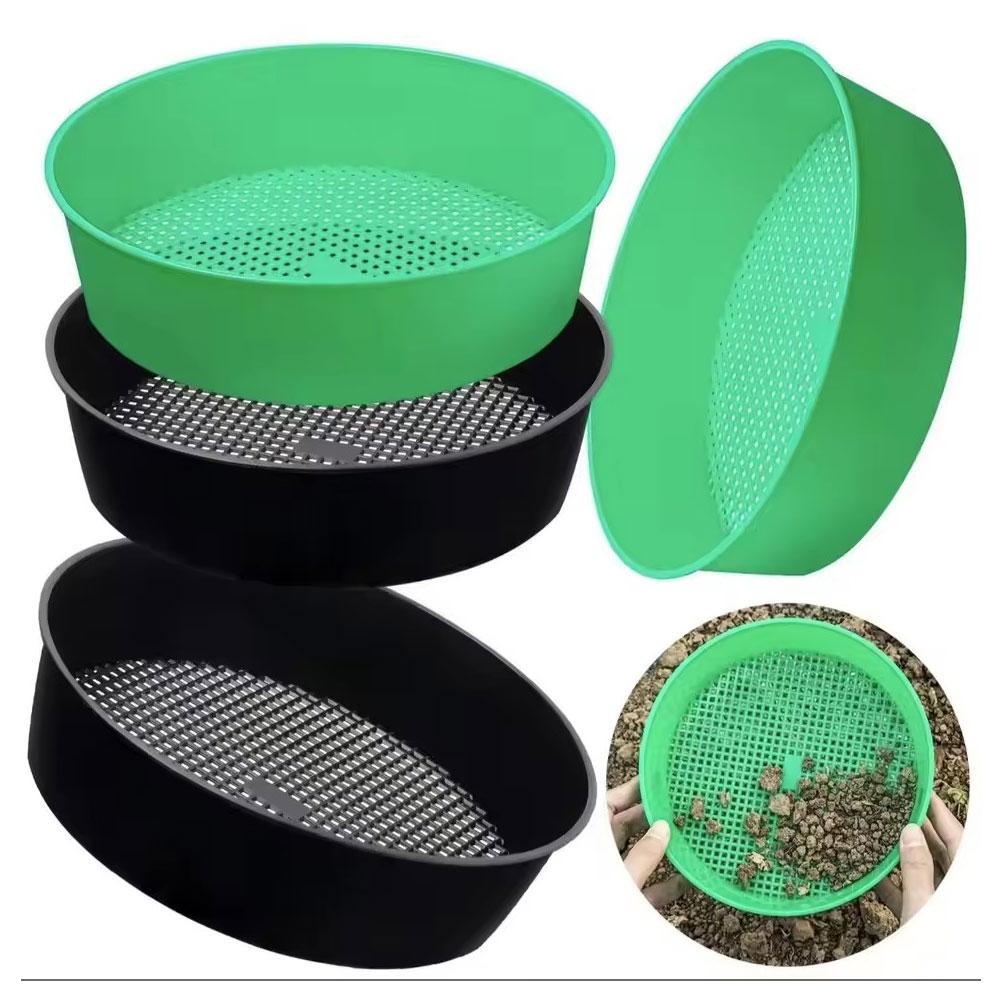 Round Plastic Soil Sifter Tool - Gardening Tools You Need บทวิจารณ์และราคา