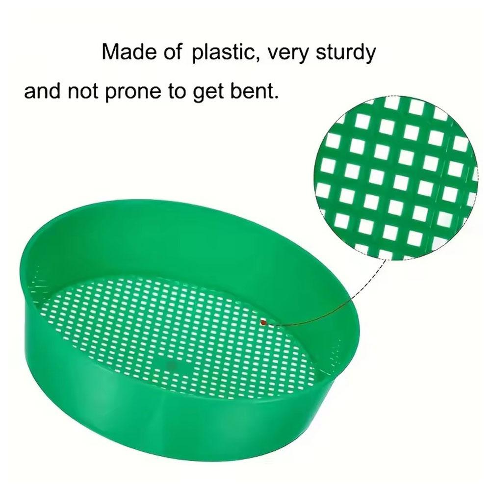 Round Plastic Soil Sifter Tool - Gardening Tools You Need บทวิจารณ์และราคา