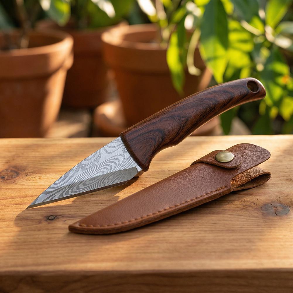 Wooden Handle Grafting Knife w - Harvest Knife Garden บทวิจารณ์และราคา