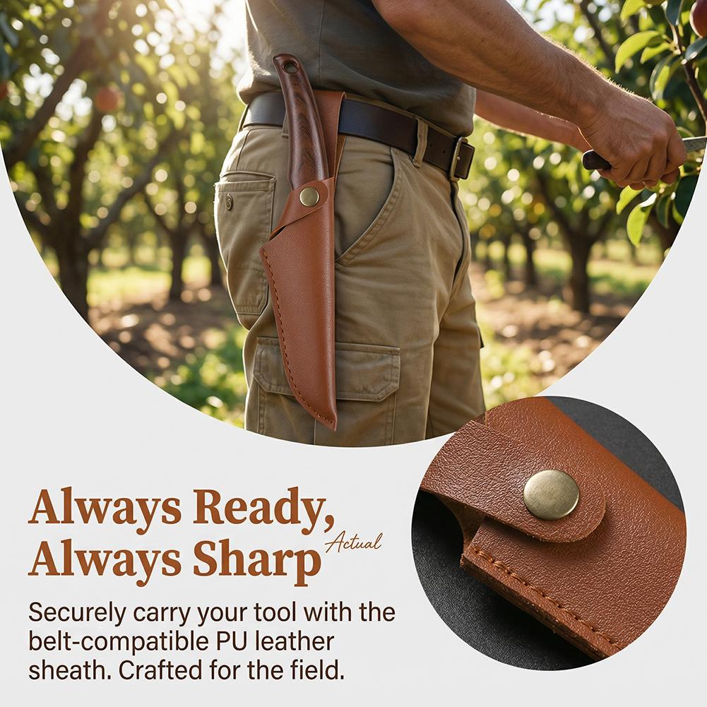 Wooden Handle Grafting Knife w - Harvest Knife Garden บทวิจารณ์และราคา