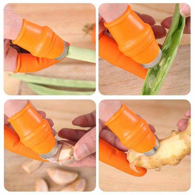 6pcs Garden Silicone Thumb Kni - Harvest Knife Garden บทวิจารณ์และราคา