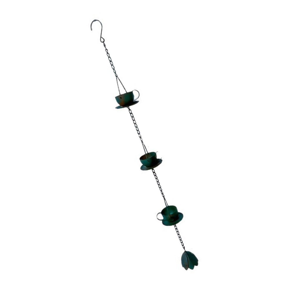 Teacup Rain Chain Decorative V - Gardening Tools Vintage บทวิจารณ์และราคา