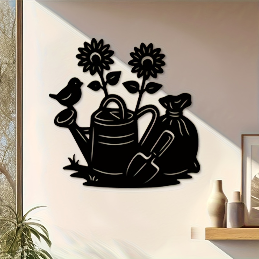 1Pcs Black Lacquered Metal Flo - Gardening Tools Vintage บทวิจารณ์และราคา