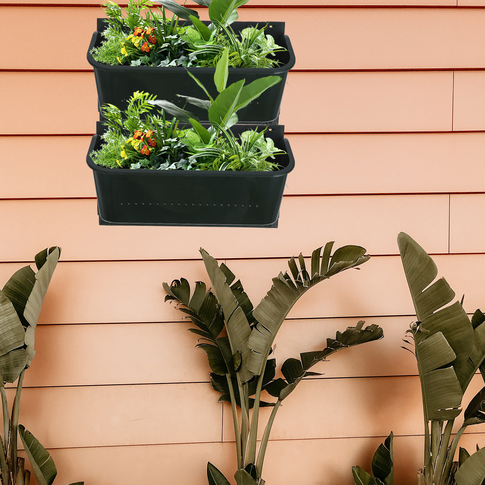 Wall Planters Vertical Hanging - Vertical Wall Planter บทวิจารณ์และราคา