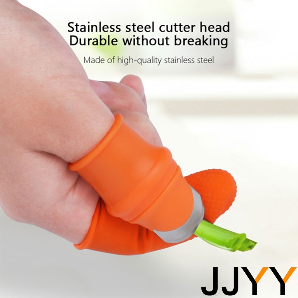 6PCS Silicone Thumb Knife Set  - Harvest Knife Garden บทวิจารณ์และราคา
