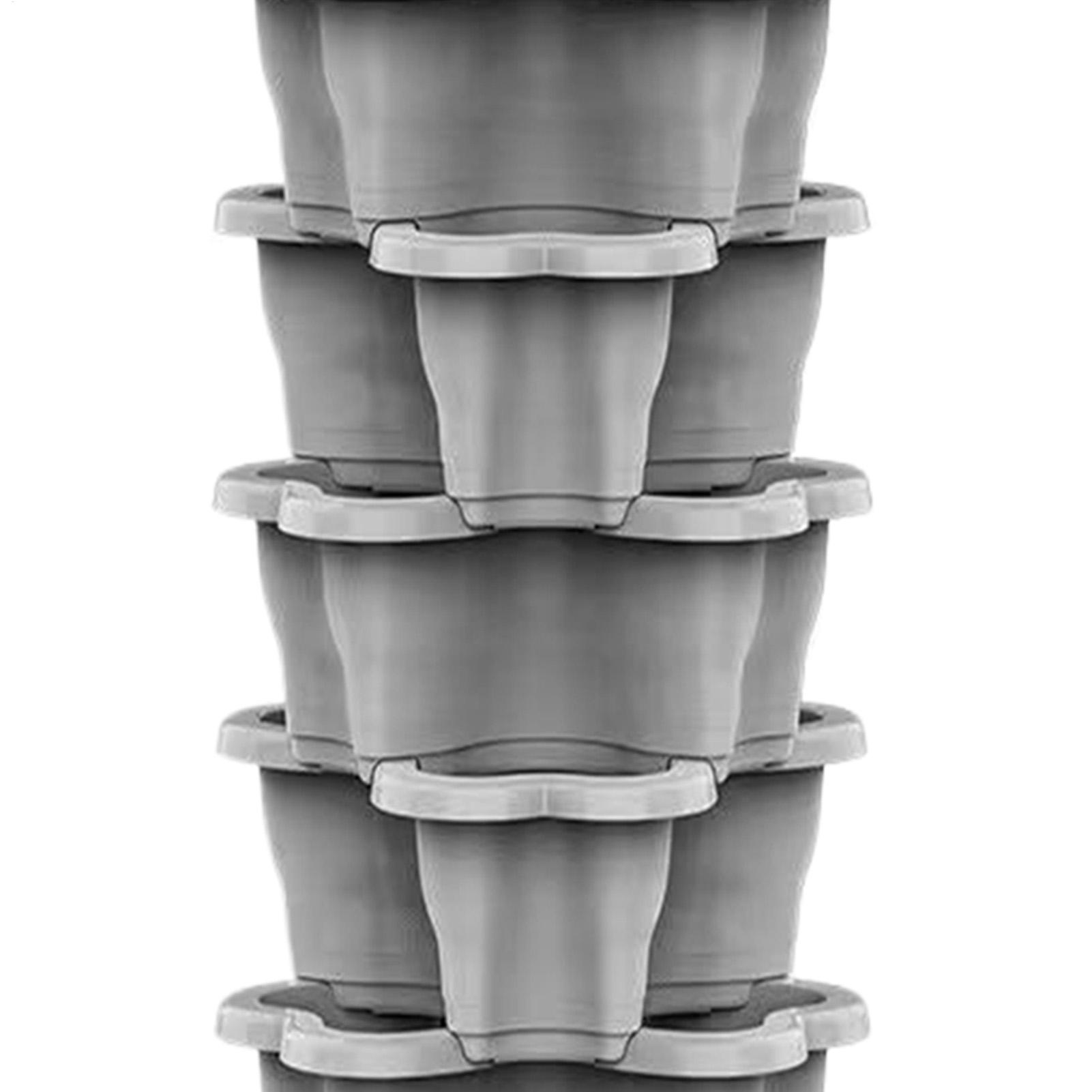 6-Tier Plastic Stackable Verti - Vertical Wall Planter บทวิจารณ์และราคา