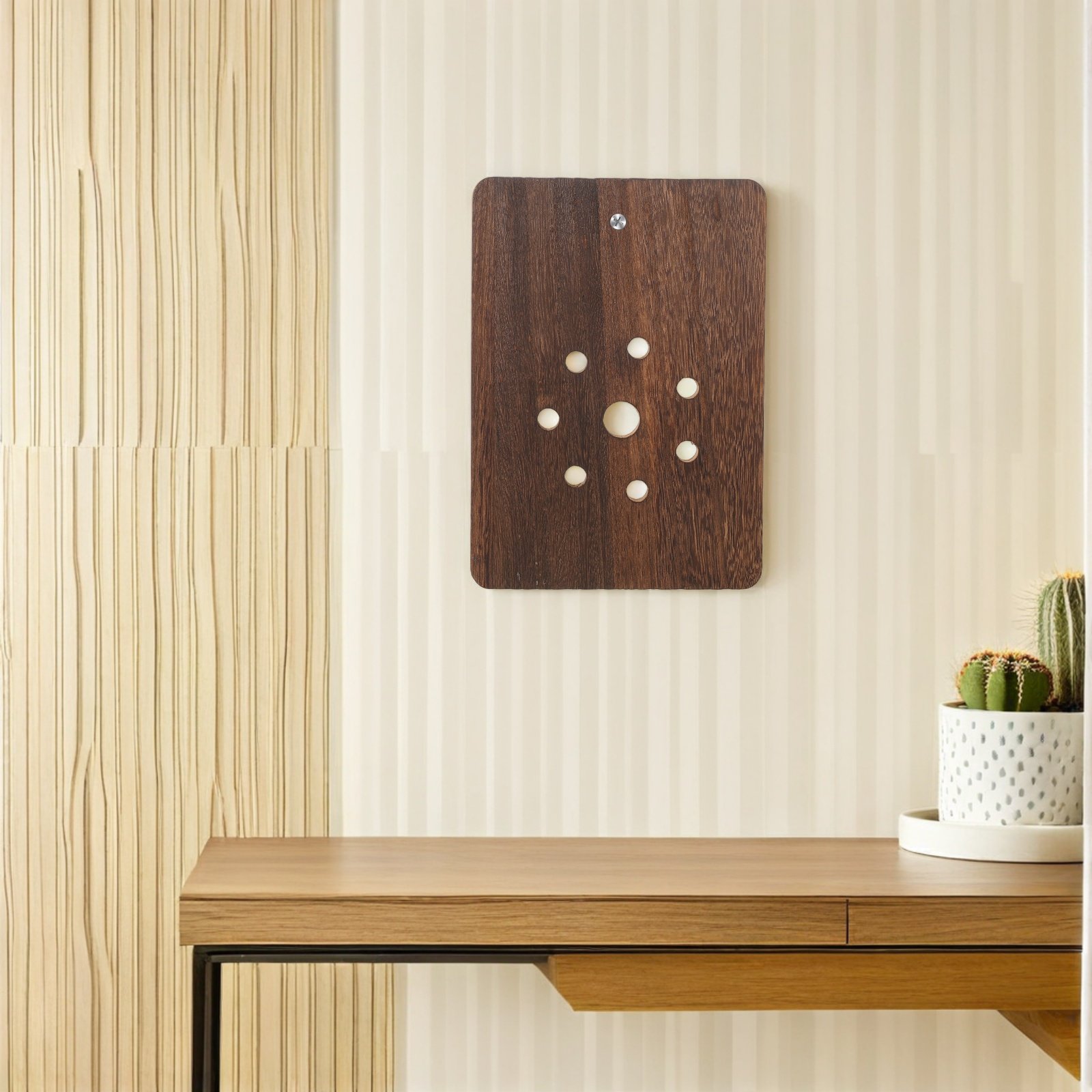 Solid Wood Staghorn Fern Mount - Vertical Wall Planter บทวิจารณ์และราคา