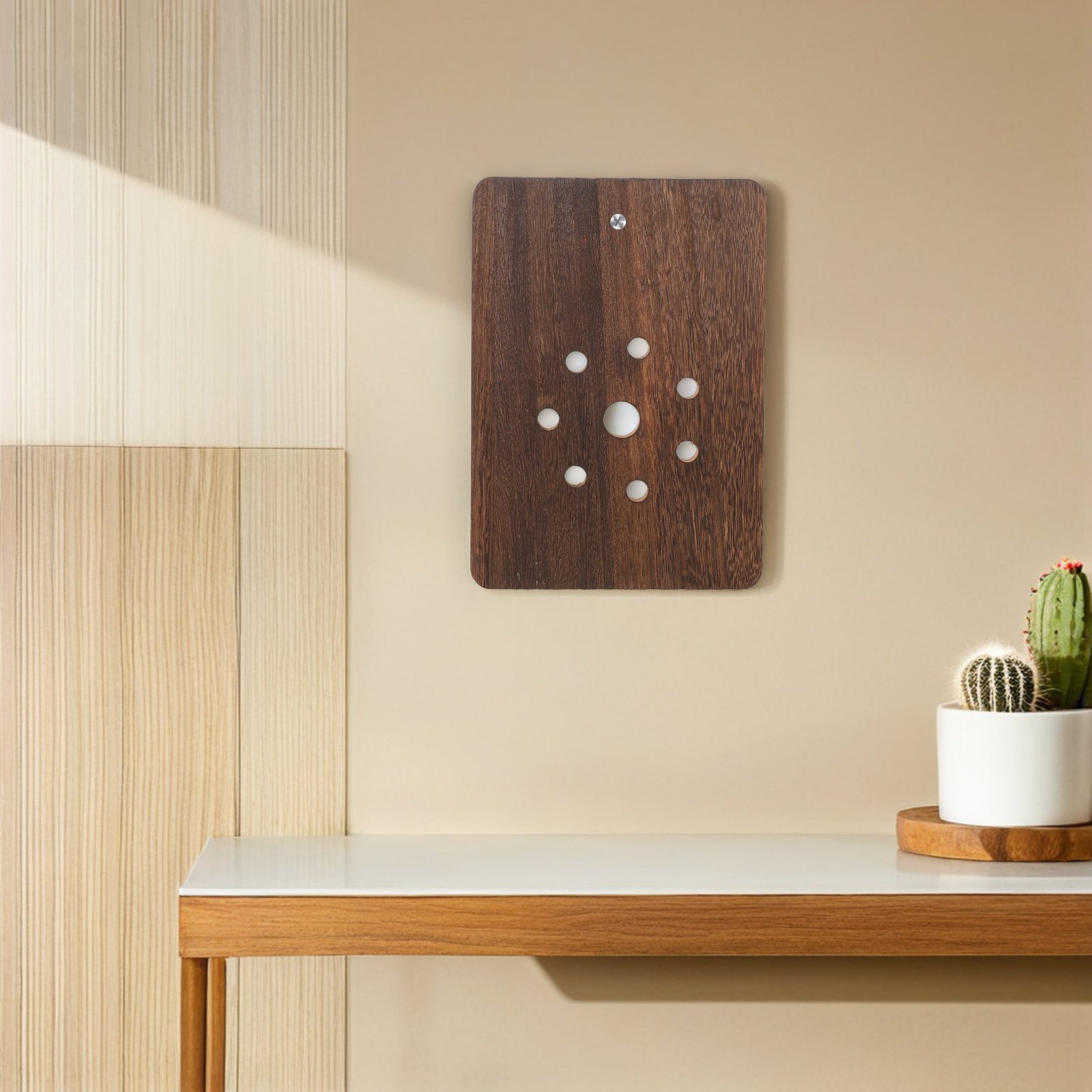 Solid Wood Staghorn Fern Mount - Vertical Wall Planter บทวิจารณ์และราคา